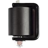 ALEKO&reg; Side Roller for Sliding Rolling Gate Guide Roller Black Guide with Bracket, 2-Inch