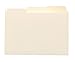 Card Guide, Plain 1/3-Cut Tab (Blank), 5