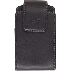 OEM (Original) Vertical Leather Case Pouch with Swivel Belt Clip for Sprint BlackBerry Curve 8530