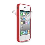 Apple iPhone 4 / 4G HD Silicone Edged Bumper, w/ Front Screen & Back Protec ....