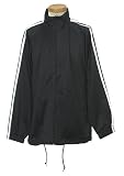 HIBIKI ジャージ 上下セット トリコット フルzip ライン デザイン（BLACK×WHITE）