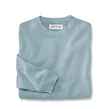 Weathered Cotton Crew-Neck Sweater at Orvis
