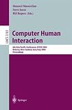 Computer Human Interaction: 6th Asia Pacific Conference, APCHI 2004, Rotorua, New Zealand, June 29-July 2, 2004, Proceedings: 3101 (Lecture Notes in Computer Science)