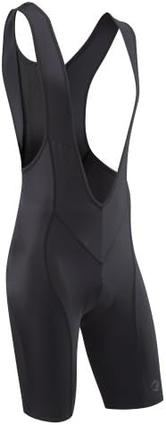 Tenn Mens Coolflo Bib Front Cycling Shorts with Pad - Black/Blue