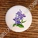 ILLINOIS PURPLE VIOLET FLOWERS DRAWER PULLS KNOBS