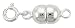 Sterling Silver 7 mm (our largest) Magnetic Clasp Converter for necklaces
