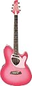 Ibanez Talman TCM60 Cutaway Acoustic-Electric Guitar Trans Pink