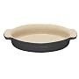Le Creuset Stoneware Oval Pie Dish, Granite, 24 cm