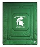 Michigan State Spartans Locker Room Full/Queen Bed Comforter (86x86) NCAA