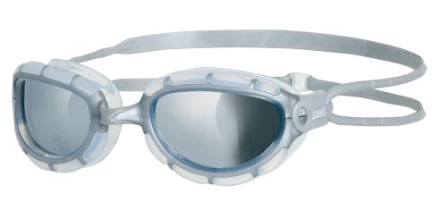 Zoggs 310863-901 Predator L/XL - Mirrored Swim Goggles (White/Smoke)
