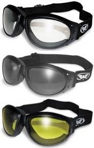 3 Red Baron Motorcycle Goggles Googles Clear Smoke Yellow Day and Night riding comfort You Should Have Goggles For Any Weather Condition