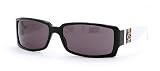 Gucci - GUCCI GG 2564/S PR8 BLACK PLASTIC WITH WHITE GUCCI TEMPLES SUNGLASSES