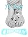 Toe Separators - Durable Comfortble Gel Separator for Pedicures and Stretching - Set of 2 - Better Than Foam and Easy To Clean - Salon Style Pedicure