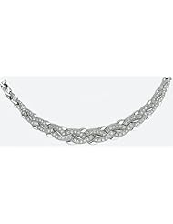 14k Exclusive Set Cubic Zirconia Necklace 17"