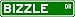 BIZZLE Street Sign ~ Personalized Family Lastname Sign ~ Gameroom, Basement, Garage Sign Novelty** METAL ALUMINUM