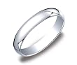 10k White Gold 4mm Traditional Women's Wedding Band