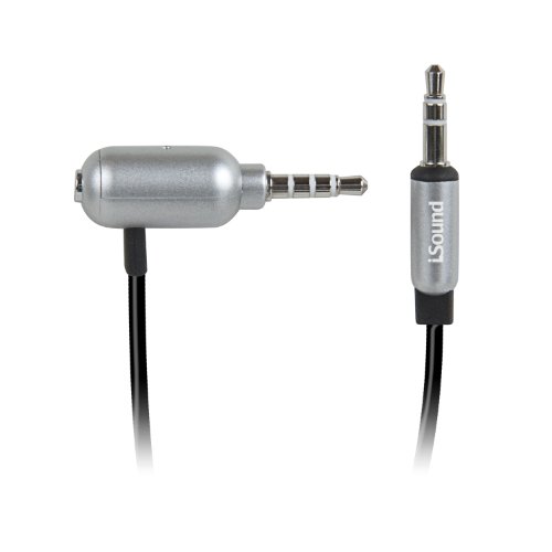 i.Sound ISOUND-1683 Microphone Audio Data Cable - Retail Packaging - Black