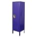 Hallowell HKL151554-1PR Pep Rally Kid Locker, 1 Wide, Single Tier, 15" Width x 15" Depth x 54" Height, Knock Down