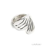 Adjustable Sterling Silver Organic Ravine Ring