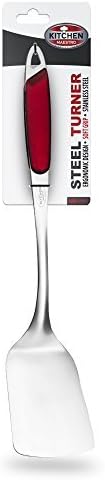 Kitchen Maestro Stainless Steel Rubber Coated Grip Turner by Kitchen Maestro