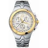 Ebel Watches - Ebel Sportwave Chronograph 100m Water Resistant Case Two Tone Steel and 18k Gold...