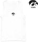 NCAA Iowa Hawkeyes Collegiate Debut White Ladies Tank Top