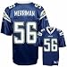 Shawne Merriman San Diego Chargers Premier Navy Jersey with #56 from Reebok