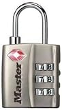 Master Lock 4680DBLK TSA-Accepted Set-Your-Own Combination Lock, Black