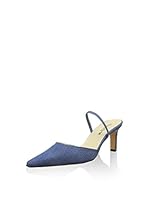 Butterfly Zapatos de talón abierto Du5488 (Denim)