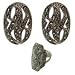 Sterling Silver Set Fashion Earrings Ring