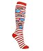 Tootsie Roll Knee Socks in Hearts