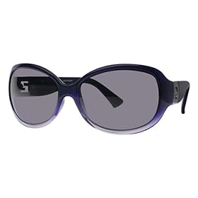 FENDI FS449 508 BLUE FADE PLASTIC SUNGLASSES