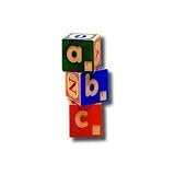 Brailled Alphabet Wood Blocks