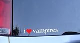 I Love Vampires Vinyl Sticker for Twilight Fans