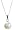 Wunderschöner 925 Sterling Silber Süßwasser-Perlen Damen - Anhänger + Kette Weiß 9.0mm