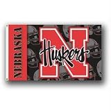 Nebraska Cornhuskers NCAA Premium 2-Sided 3' x 5' Banner Flag