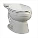 AMERICAN STANDARD 3893.016.012 Titan Pro Elongated Toilet Bowl, Bone