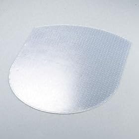 Antistaticmat Chair Mat For Medium Pile Carpet, 39W X 49H, Semi-Clear by Rubbermaid