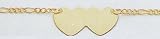 14kt Yellow Gold 5.5 Baby & Child ID Bracelet - DCID101-5