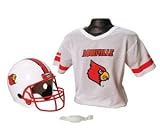 Louisville Cardinals NCAA Football Helmet & Jersey Top Set