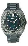DKNY Black Plastic Glitz Black Dial Womens watch NY8093
