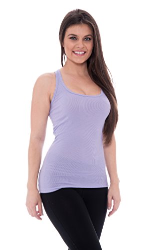 Unique Styles Plus Size Ribbed Racerback Layering Tank Top