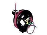 Professional-Grade Auto-Rewind 100' Twin Welding Hose Reel with Hose