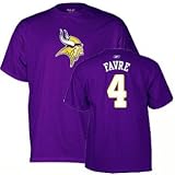 Reebok Minnesota Vikings Brett Favre Name & Number Short Sleeve T-Shirt