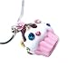 Adorable Juicy Inspired Small Pink Cupcake w/ Frosting and Sparkling Rainbow Crystal Sprinkles Neckl