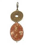 Lepidolite Pendant 02 Stone Pink Wavy Oval Coin Crystal Healing 3.2