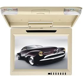 Roadview R12.1T 12.1-Inch Wide TFT LCD Drop-down Video Monitor (Tan)
