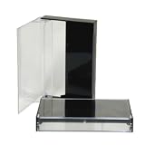 Buy 10 Clear & Black Wide Back Cassette Boxes #CABS15BC - 4-1 4 x 2-3 4 x 5 8...