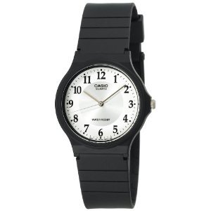 Casio #MQ24-7B3 Men's Casual Rubber Strap Analog Watch