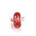 Christmas Gifts Bling Jewelry Sterling Silver Red Bubble Glass Bead…